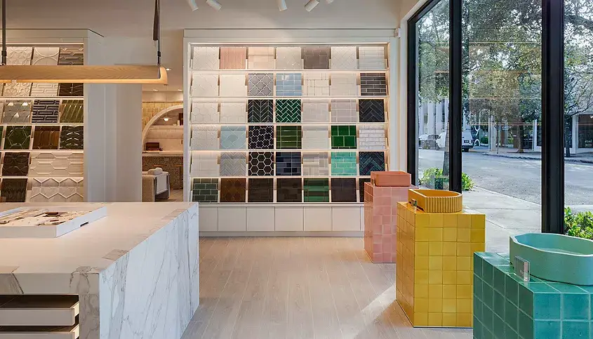 Inside Ann Sacks (18th Street)